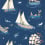 Papel pintado Donald Nautical Sanderson Night Fishing DDIW217283