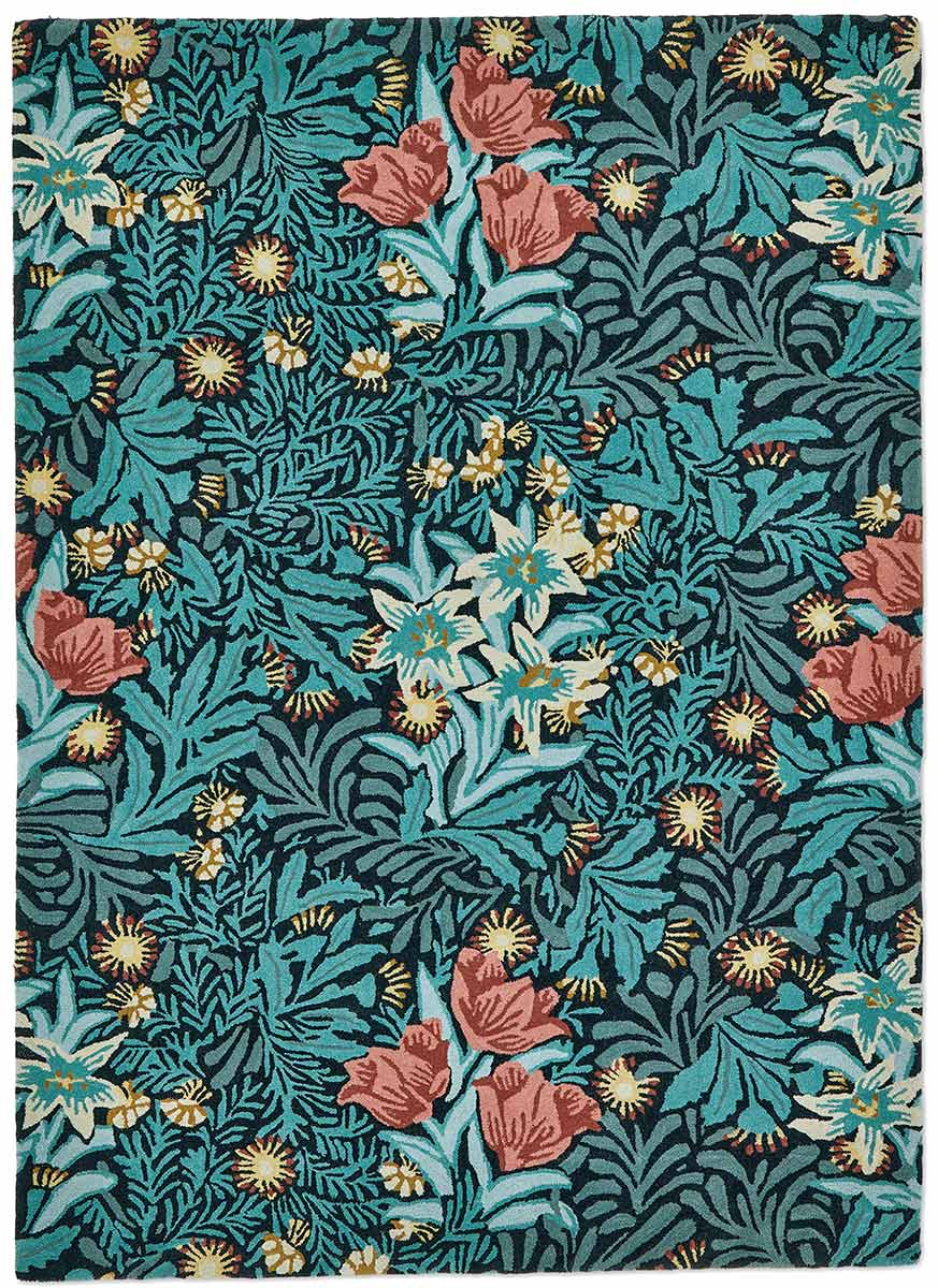 Tappeto verde, tappeto William Morris, Art Nouveau, tappeto con motivi  verdi, arte William Morris, tappeto vintage, tappeto d'area, tappeto  d'accento, tappeto artistico, tappeto floreale -  Italia