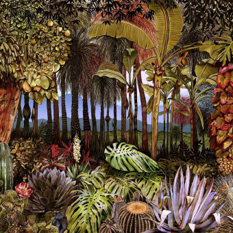 Papeles pintados panorámico Botánico