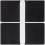 Piastrella di cemento Plus square Marrakech Design Charcoal/Pure White plussquare-charcoal-pure white