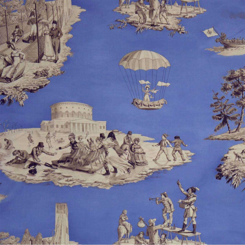 Marine Toile Fabric