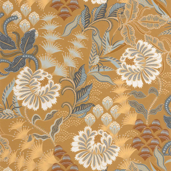 Bloomsbury Clancy Gray Wallpaper