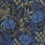 Bloomsbury Wallpaper Casadeco Bleu Indigo 89286312