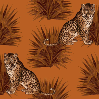 Papeles pintados panorámico Le Leopard