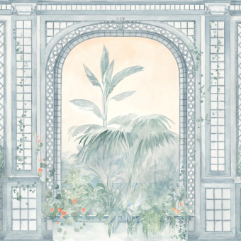 Papeles pintados panorámico Jardin de la Reine