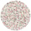 Herbier round wallpaper Koziel Jardin Anglais CIRC-CF03