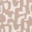 Entrelacs Fabric Casamance Rose poudré 48420682