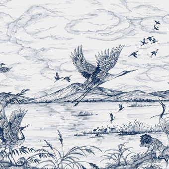 Papeles pintados panorámico Heron's Poetry