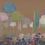 Papier peint panoramique Les Princesses London Art Caramel sans Princesses MUN09N-B