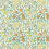 Fruit Coton Fabric Morris and Co Sap Green / Tangerine MVOF227205