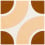 Circular cement Tile Cimenterie de la Tour Terracotta MFC01-TERRACOTTA