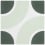 Circular cement Tile Cimenterie de la Tour Vert MFC01-VERT