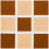 Damier cement Tile Cimenterie de la Tour Terracotta MFC02-TERRACOTTA