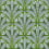 Attingham Wallpaper Clarke and Clarke Cobalt/Green W0193/01