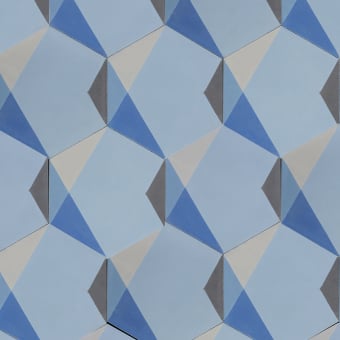 Melipapi Blu cement Tile