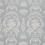 Arabesque Silk Fabric Zoffany Quartz Grey ZSUF333386