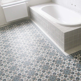 Rose cement Tile