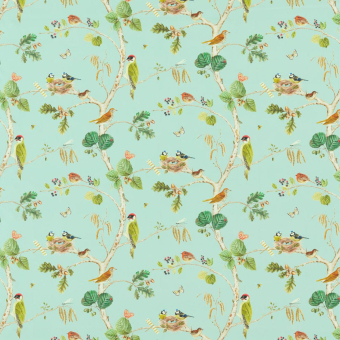 Woodland Chorus Outdoor Fabric