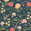 Papel pintado rosas Rifle Paper Co. Navy RF7544