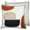 Coussin Jojoba carré Maison Casamance Nacre noir CO47702+CO45X45PES