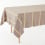 Mantel Canyon Charvet Editions Aubergine nappe_aubergine_150