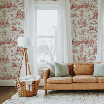 Bucolic Toile Wallpaper