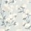 Cotton Flower Wallpaper Casadeco Bleu Acier 200296226