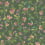 Papel pintado Flora Cole and Son Fuchsia on Racing Green 124/3019