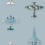 Carta da parati Airplanes Studio Ditte Light blue airplanes-light-blue