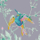 Hummingbirds Silk Cole and Son Periwinkle F125/1002