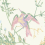 Hummingbirds Fabric Cole and Son Blush, Sage, & Mulberry on Cream F125/3009