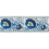 Gallone Enamel Flower Designers Guild Indigo TRDG0023/01