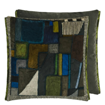 Raku Patchwork Cushion