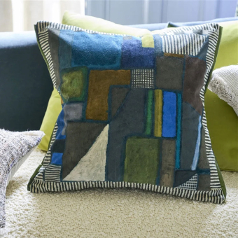 Raku Patchwork Cushion