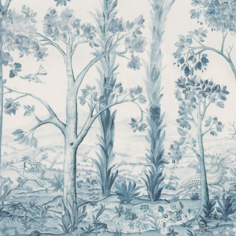 Stoff Tall Trees Printed Panel