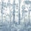 Carta da parati panoramica Tall Trees GP & J Baker Delft Blue BW45141.2