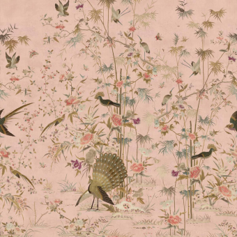 Chinoiserie Garden Panel