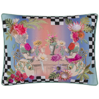 Coussin Fleurs Jumelles