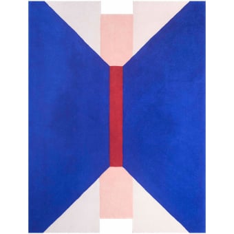 Suprematisme Bleu By Aurelia Paoli Rug