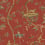 Chinoise Exotique Silk Wall Covering Jannelli & Volpi Tomato 26030