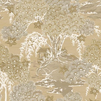 Revestimiento mural Sea of Trees Gold Silk