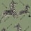 Zebras Grasscloth Wall Covering Jannelli & Volpi Light green 26008