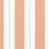 Bramante Stripe Wallpaper Osborne and Little Terracotta W7980-02