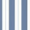 Bramante Stripe Wallpaper Osborne and Little Indigo W7980-08