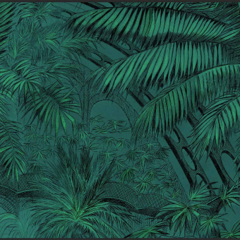 Papier peint panoramique Jungle Bluegreen