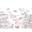 Papier peint panoramique Jardin de France Isidore Leroy Gris Rose 6260008 et 6260009