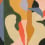 Papeles pintados panorámico Abstract Mex Tres Tintas Barcelona Coral M5103-1