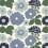 Papier peint Kukkatori Marimekko Bleu MD_25931