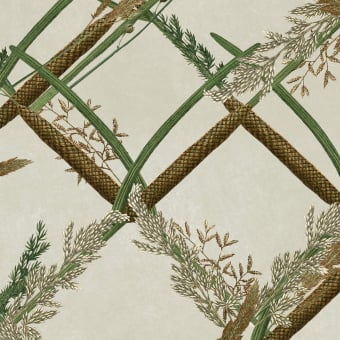 Ornamental Reed Wallpaper