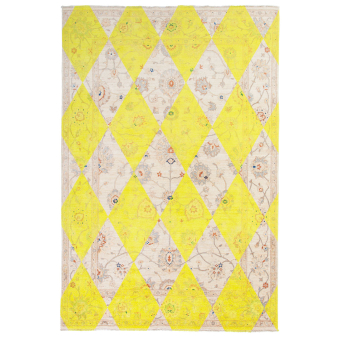 Double Layer yellow Rug